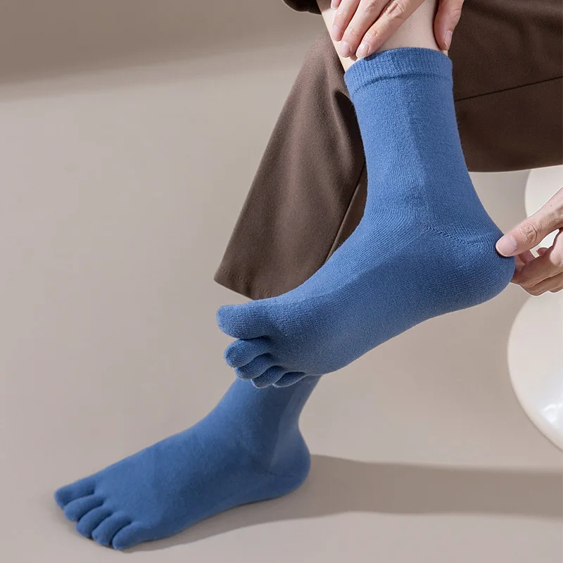 Mans Wool Five Finger Socks Sh - Dress Sock Men ulasan dan harga