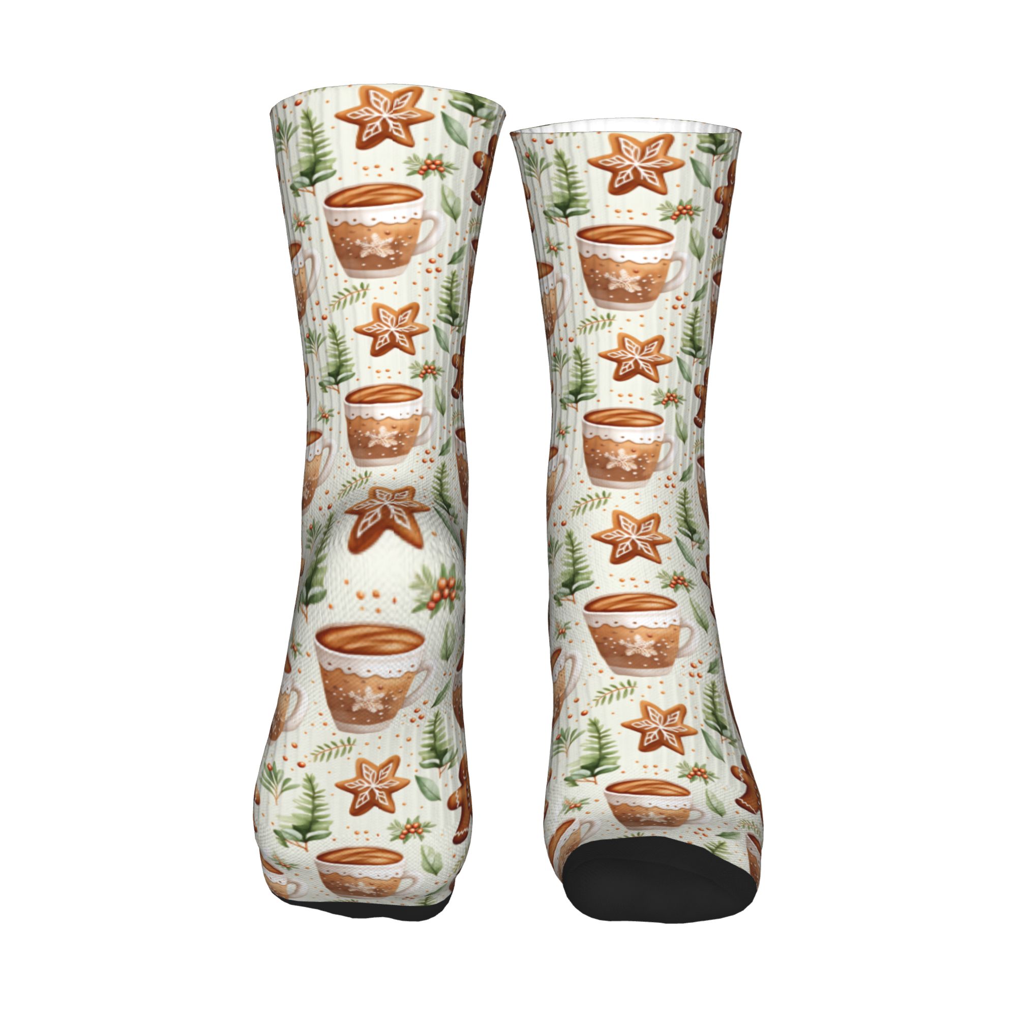 Christmas Gingerbread Man Hot  - Dress Sock Men ulasan dan harga