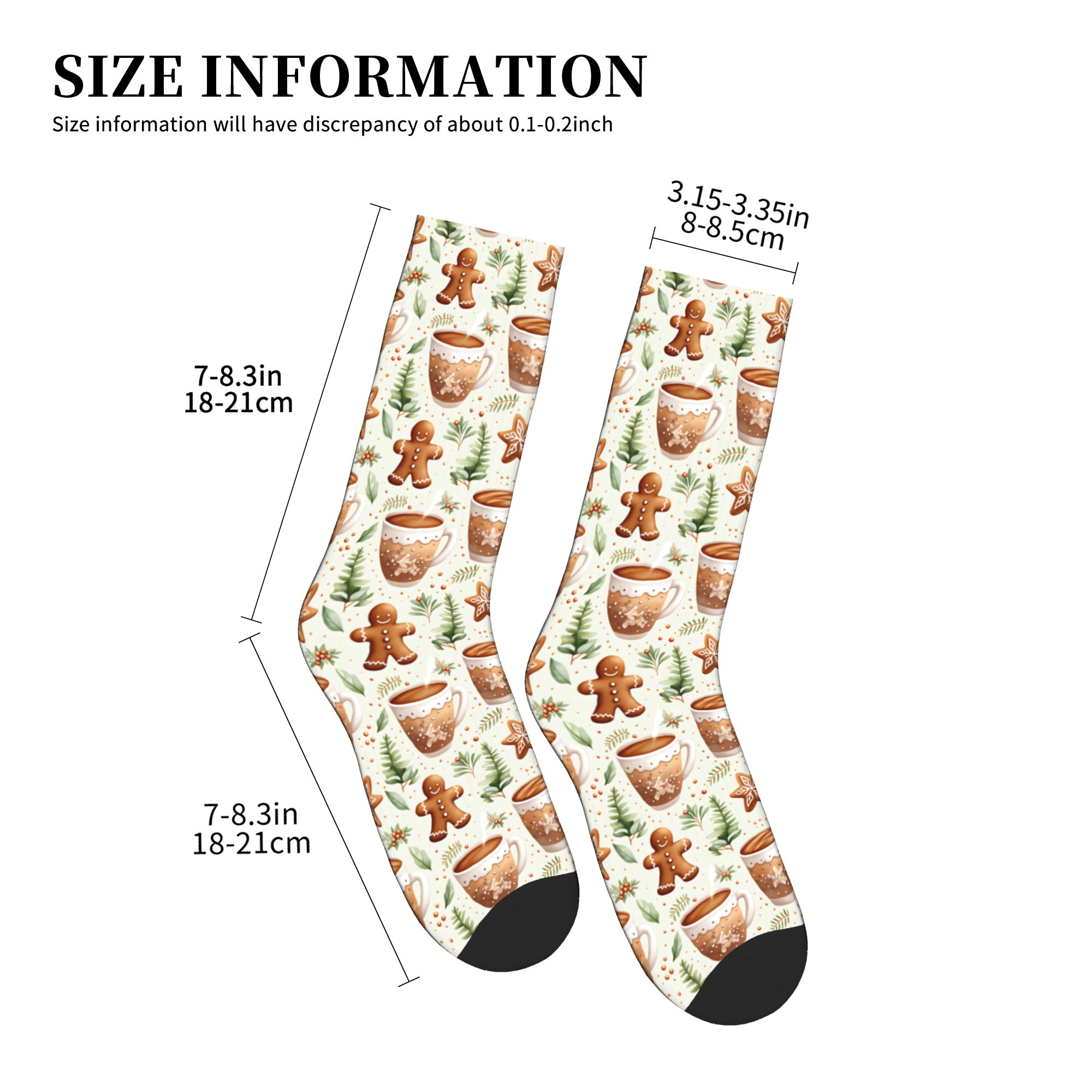 Christmas Gingerbread Man Hot  - Dress Sock Men ulasan dan harga
