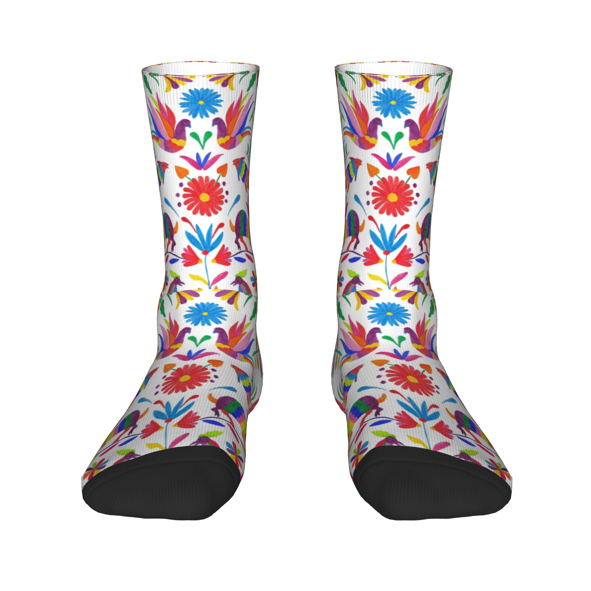 Custom Otomi Folk Mexican Art  - Dress Sock Men ulasan dan harga