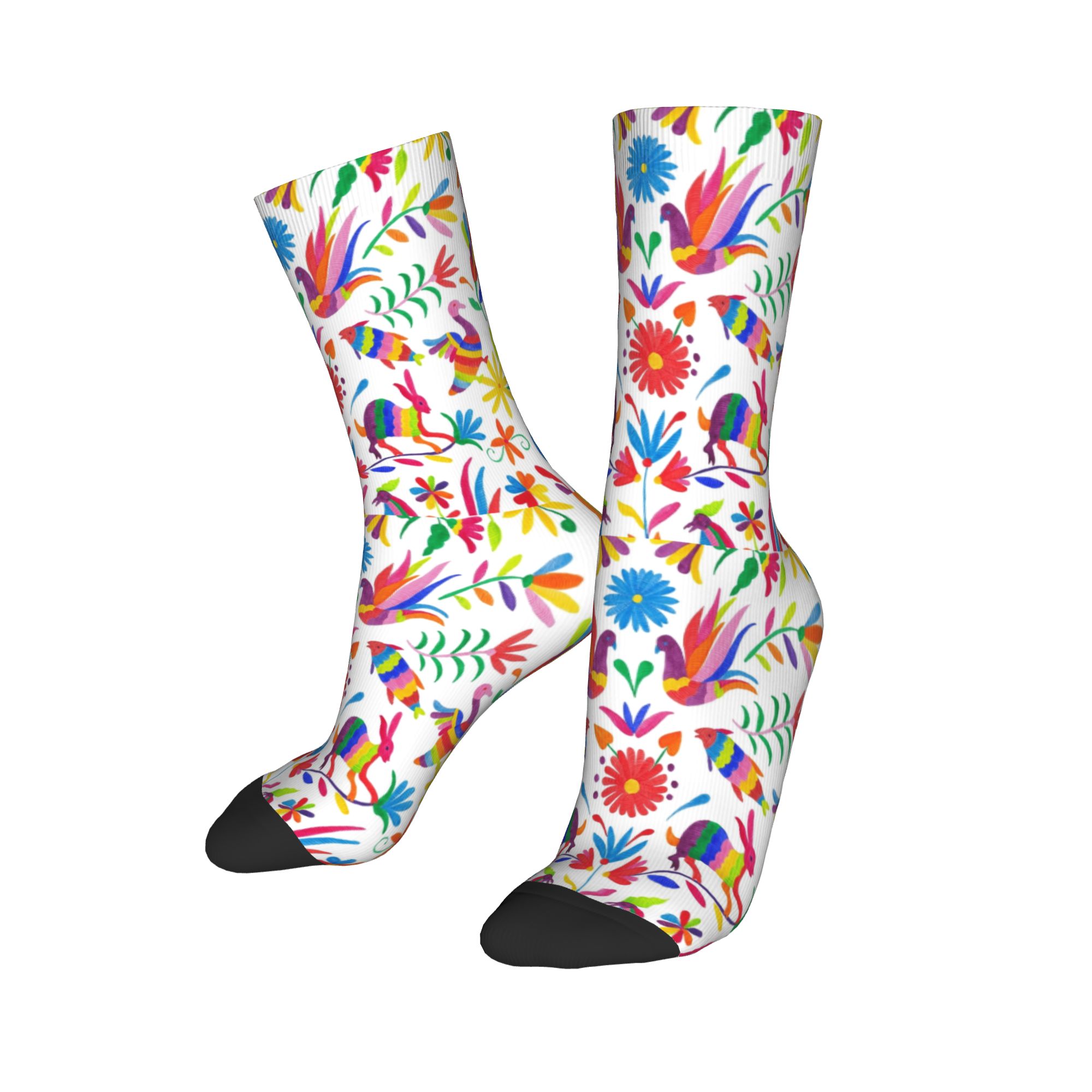 Custom Otomi Folk Mexican Art  - Dress Sock Men ulasan dan harga