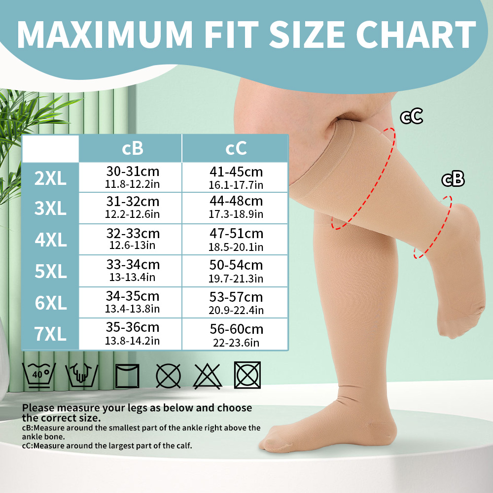 Legbeauty 23-32mmHg Medical Co - Compression Sock Medical ulasan dan harga
