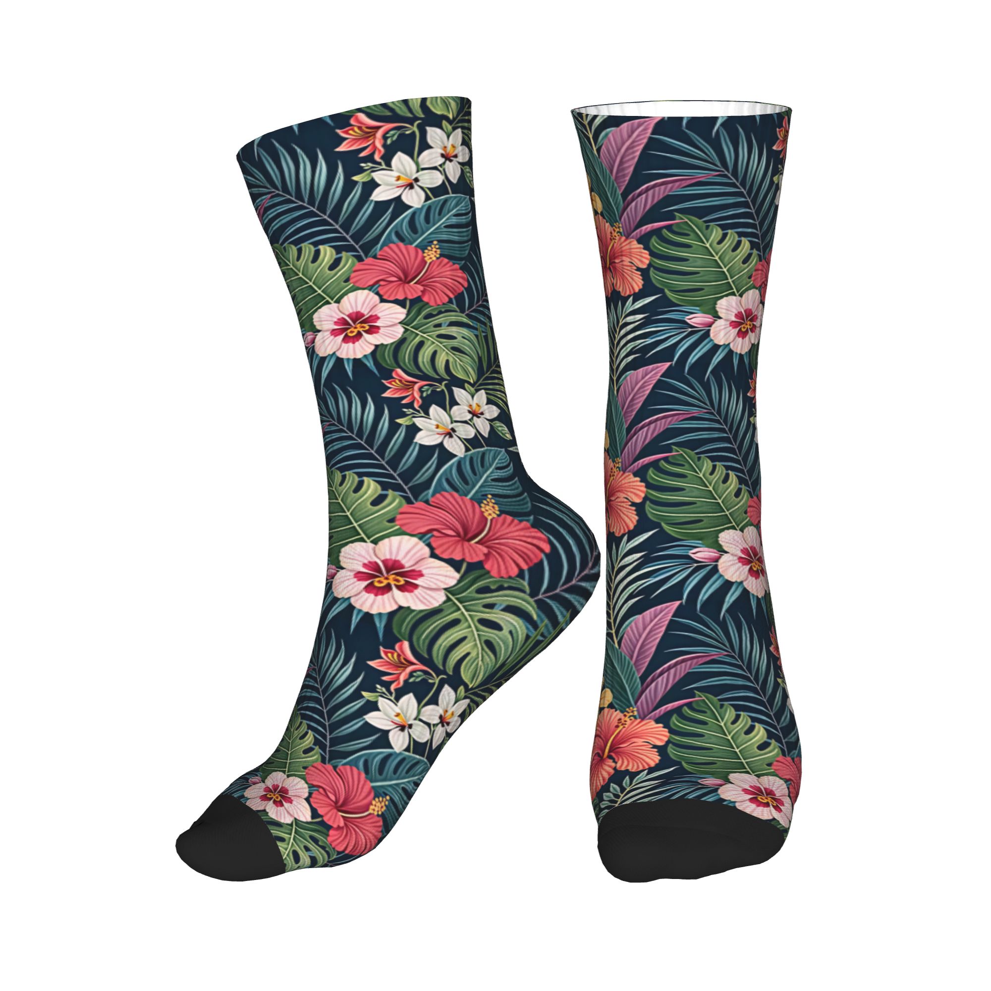 Fun Mens Hawaiian Hibiscus Plu - Dress Sock Men ulasan dan harga