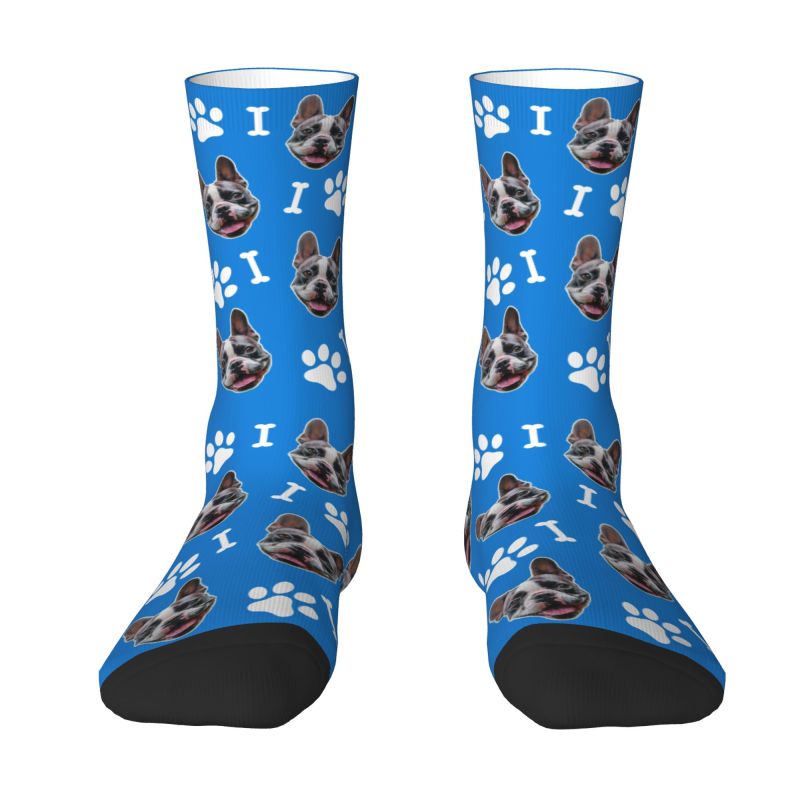 Novelty Men's Custom Dog Dress - Dress Sock Men ulasan dan harga