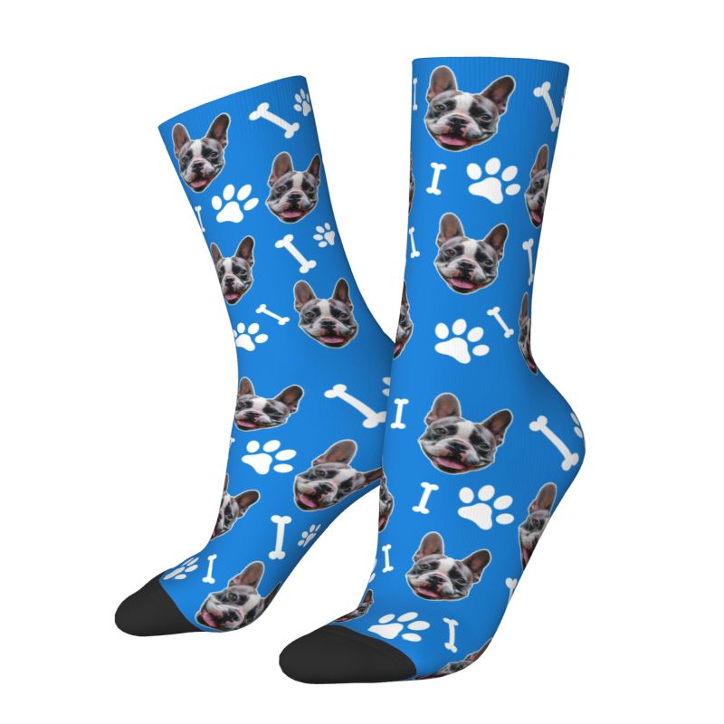Novelty Men's Custom Dog Dress - Dress Sock Men ulasan dan harga